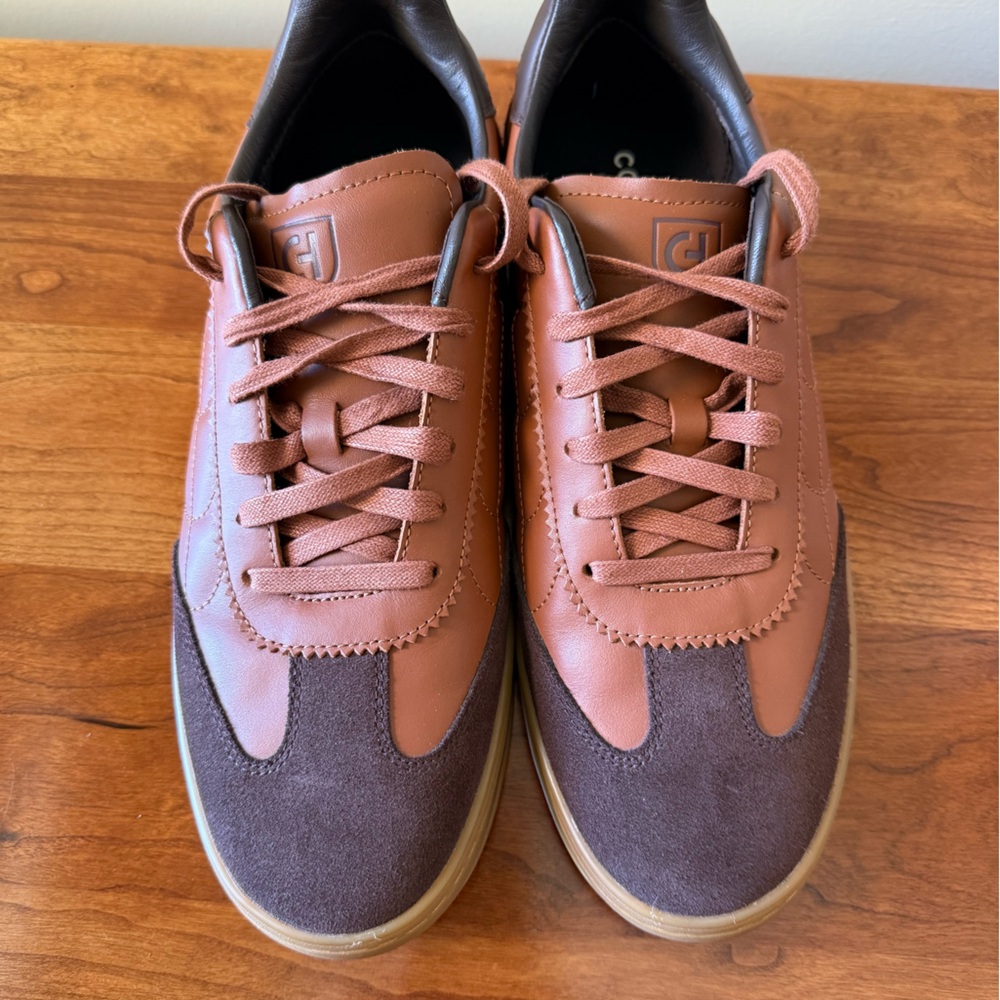 Cole Haan Brown and Dark Tan Grand Series Sneakers